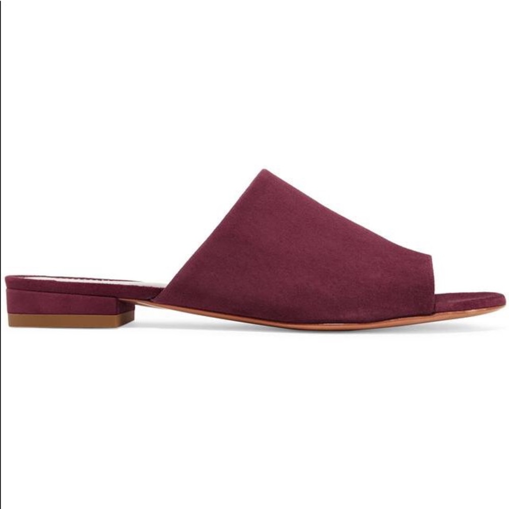 MANSUR GAVRIEL Suede Flat Mules